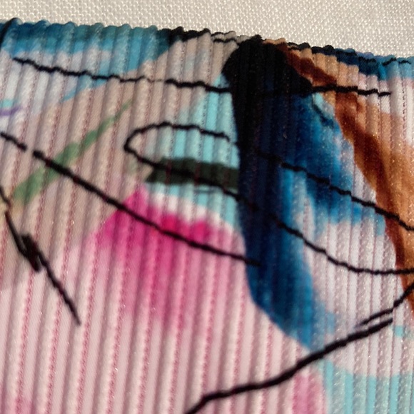 TiniBikini Bikini bottom reversible floral to pink fuchsia M - Picture 7 of 13